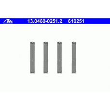 13.0460-0251.2 ATE Комплектующие, колодки дискового тормоза