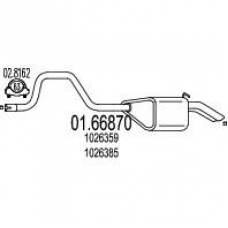 01.66870 MTS Глушитель выхлопных газов конечный