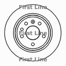 FBD317 FIRST LINE Тормозной диск