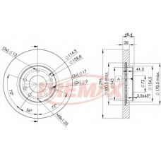 BD-2063 FREMAX Тормозной диск