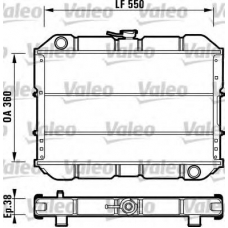 731547 VALEO Радиатор, охлаждение двигателя