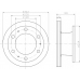 MDC445 MINTEX Тормозной диск