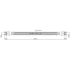 VBH507 MOTAQUIP Тормозной шланг