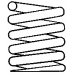 996 462 SACHS Пружина ходовой части