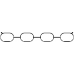 026226P CORTECO Прокладка, впускной коллектор