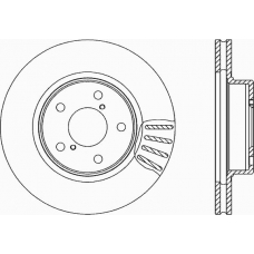 BDA1491.20 OPEN PARTS Тормозной диск