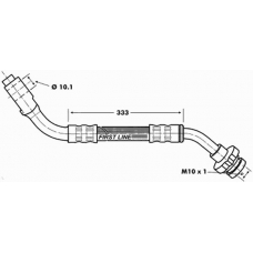FBH7155 FIRST LINE Тормозной шланг