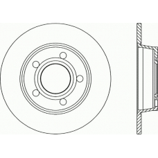 BDR1743.10 OPEN PARTS Тормозной диск