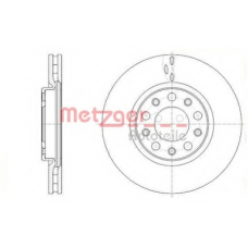 61389.10 METZGER Тормозной диск