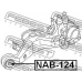 NAB-124 FEBEST Втулка, рычаг колесной подвески