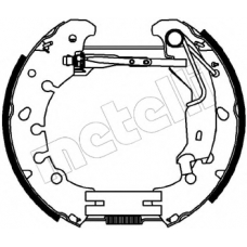 51-0225 METELLI Комплект тормозных колодок