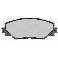 363916060663 MAGNETI MARELLI Комплект тормозных колодок, дисковый тормоз