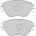 FQT1514 FERODO Комплект тормозных колодок, дисковый тормоз