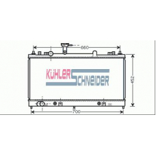 0200471 KUHLER SCHNEIDER Радиатор, охлаждение двигател