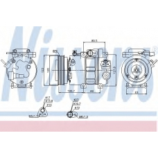 89278 NISSENS Компрессор, кондиционер