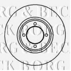 BBD4724 BORG & BECK Тормозной диск