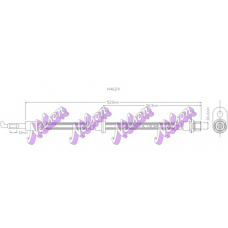 H4624 Brovex-Nelson Тормозной шланг