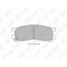 BD5121 LYNX Дисковые тормозные колодки advics