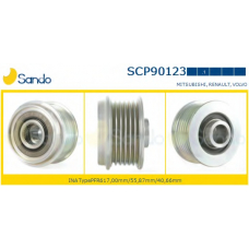 SCP90123.1 SANDO Ременный шкив, генератор