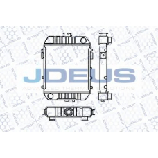 RA0200010 JDEUS Радиатор, охлаждение двигателя