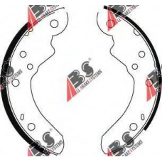 8838 ABS Комплект тормозных колодок