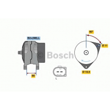 0 986 049 950 BOSCH Генератор