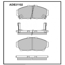 ADB31102 Allied Nippon Тормозные колодки