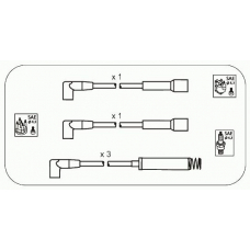 ODS203 JANMOR Комплект проводов зажигания