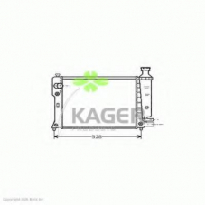 31-0843 KAGER Радиатор, охлаждение двигателя