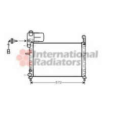 17002120 VAN WEZEL Радиатор, охлаждение двигателя