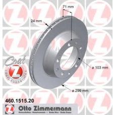 460.1515.20 ZIMMERMANN Тормозной диск