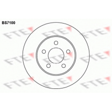 BS7100 FTE Тормозной диск