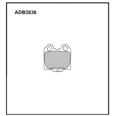 ADB3836 Allied Nippon Тормозные колодки