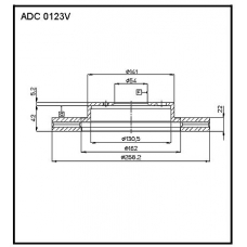 ADC 0123V Allied Nippon Гидравлические цилиндры