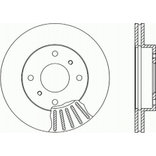 BDR1386.20 OPEN PARTS Тормозной диск