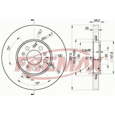 BD-5604-50 FREMAX Тормозной диск