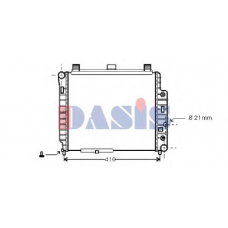 121010N AKS DASIS Радиатор, охлаждение двигателя
