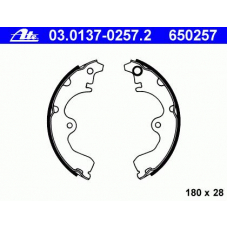 03.0137-0257.2 ATE Комплект тормозных колодок