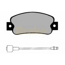 PA290 BRAKE ENGINEERING Комплект тормозных колодок, дисковый тормоз