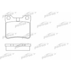PBP1415 PATRON Комплект тормозных колодок, дисковый тормоз