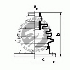 QJB216K QH Benelux Комплект пылника, приводной вал