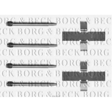 BBK1186 BORG & BECK Комплектующие, колодки дискового тормоза