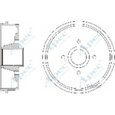 DRM9930 APEC Тормозной барабан