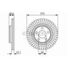 0 986 479 916 BOSCH Тормозной диск