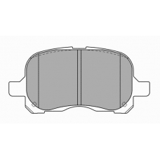 FBP-1242 FREMAX Комплект тормозных колодок, дисковый тормоз