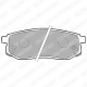 LP1771 DELPHI Комплект тормозных колодок, дисковый тормоз