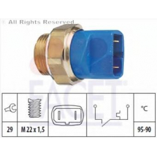 7.5032 FACET Термовыключатель, вентилятор радиатора