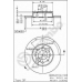 BS 7391 BRECO Тормозной диск