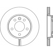 BDA2062.20 OPEN PARTS Тормозной диск