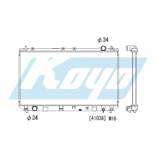 PA010663 KOYO P-tank corrugate-fin ass'y